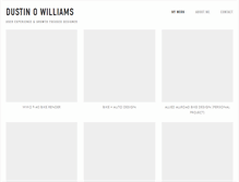 Tablet Screenshot of dustinowilliams.com
